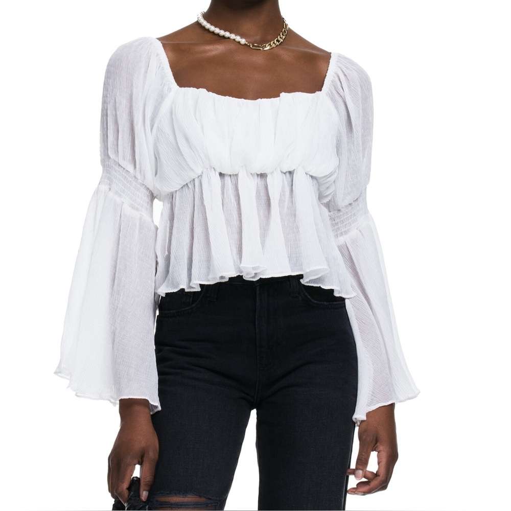 Boho Breeze Bell Sleeve Top - NWT